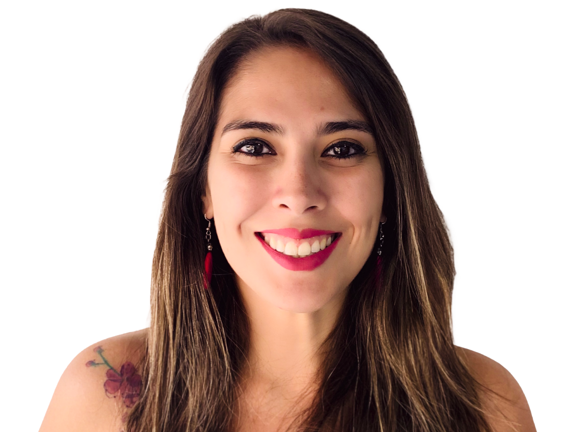 Sandra Reyes, Product Design Lead especializada en estrategia de producto y AI Agent Experience